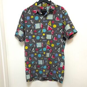 90s style button-down shirt